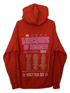 Official 5 Seconds of Summer 2023 World Tour Hoodie Large 5SOS